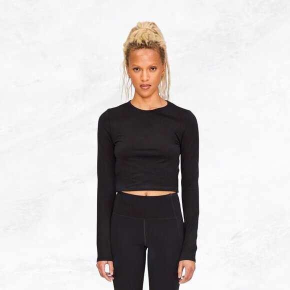 girlfriend collective Tops - Girlfriend Collective Reset Cropped Long Sleeve